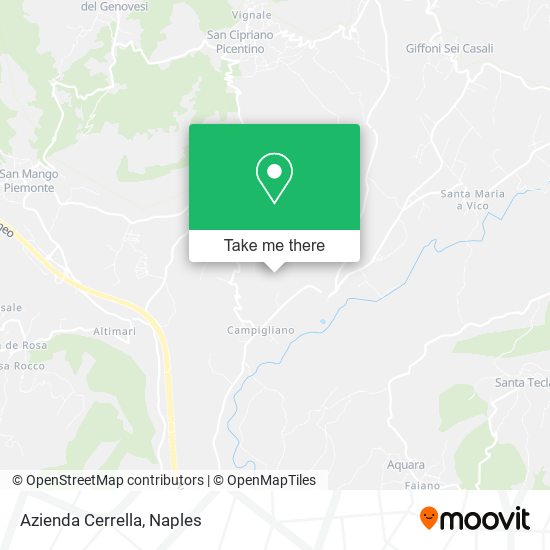 Azienda Cerrella map