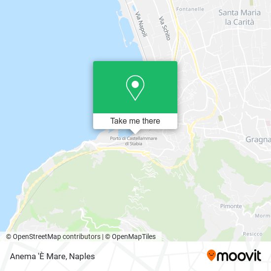 Anema 'È Mare map