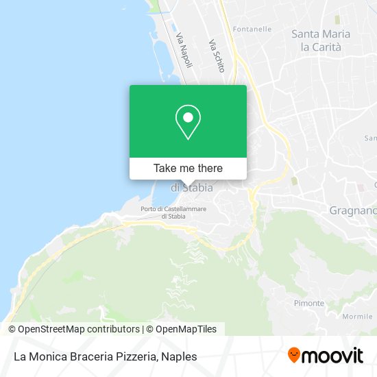 La Monica Braceria Pizzeria map