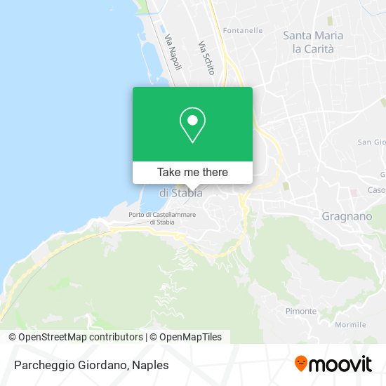 Parcheggio Giordano map