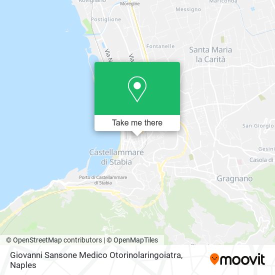 Giovanni Sansone Medico Otorinolaringoiatra map