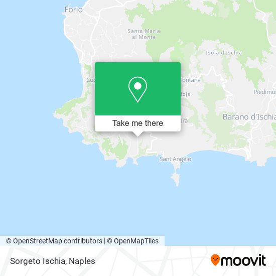 Sorgeto Ischia map