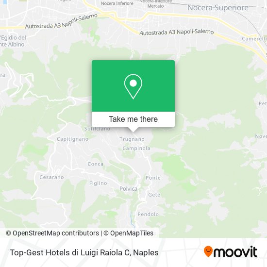 Top-Gest Hotels di Luigi Raiola C map