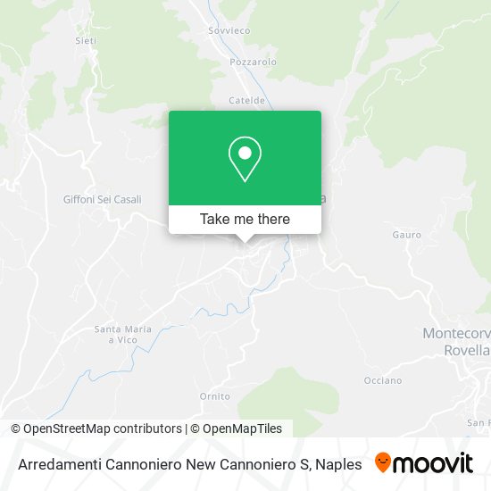 Arredamenti Cannoniero New Cannoniero S map