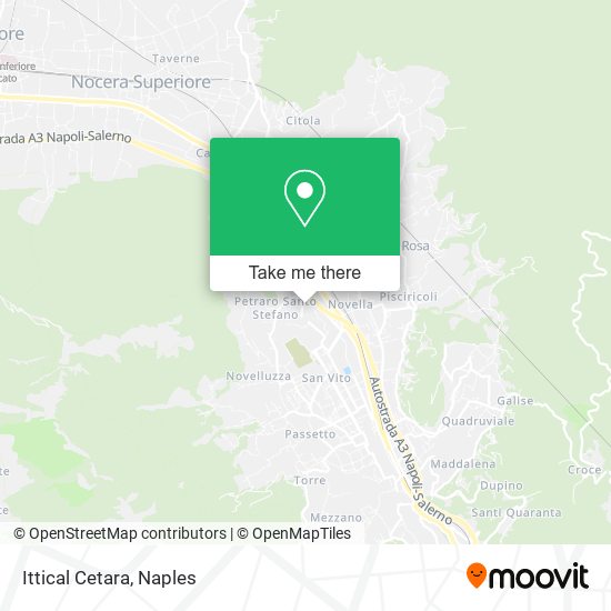 Ittical Cetara map