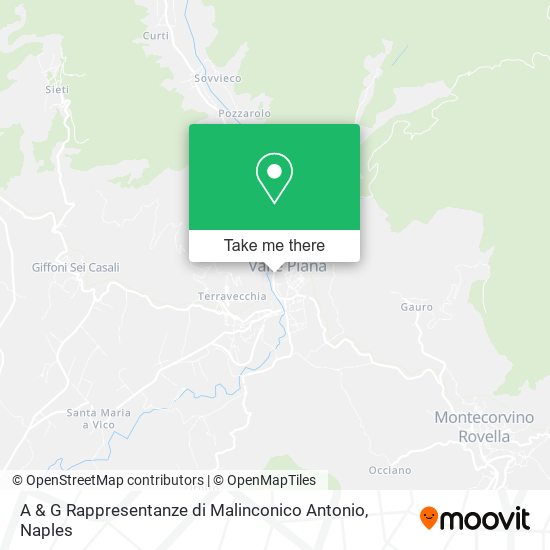 A & G Rappresentanze di Malinconico Antonio map