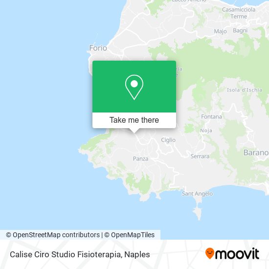 Calise Ciro Studio Fisioterapia map