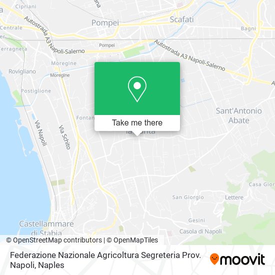 Federazione Nazionale Agricoltura Segreteria Prov. Napoli map