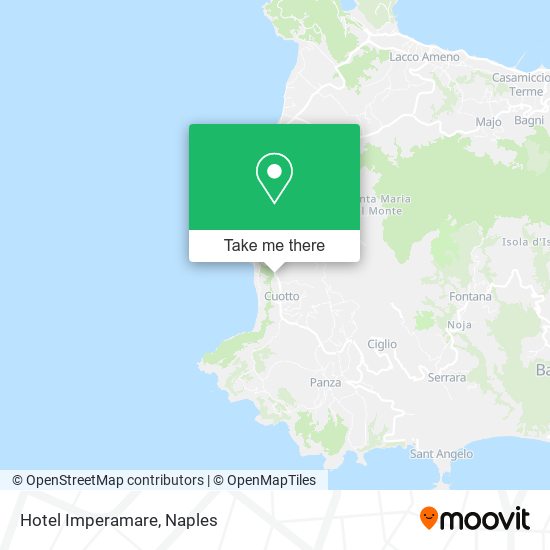 Hotel Imperamare map