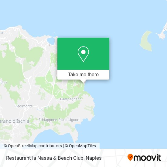Restaurant la Nassa & Beach Club map