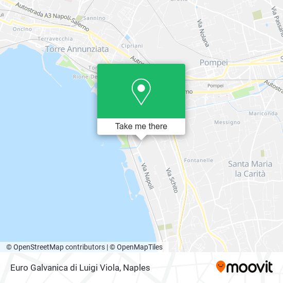 Euro Galvanica di Luigi Viola map