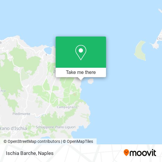 Ischia Barche map
