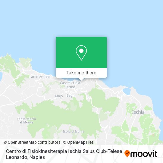 Centro di Fisiokinesiterapia Ischia Salus Club-Telese Leonardo map