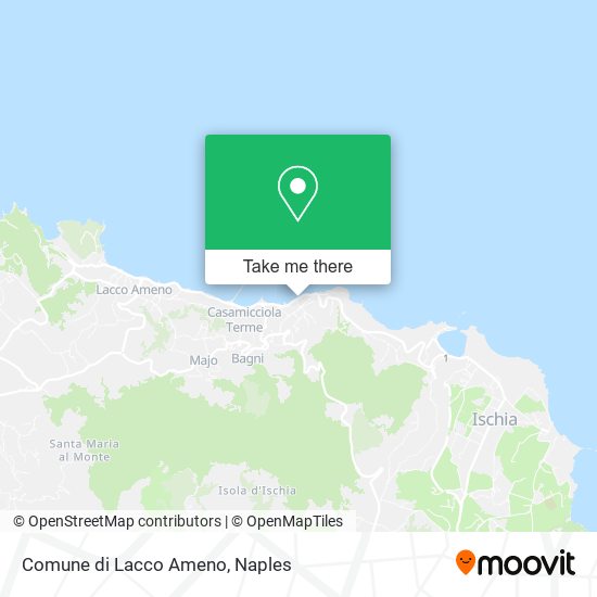Comune di Lacco Ameno map