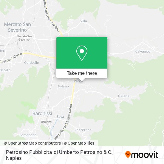 Petrosino Pubblicita' di Umberto Petrosino & C. map