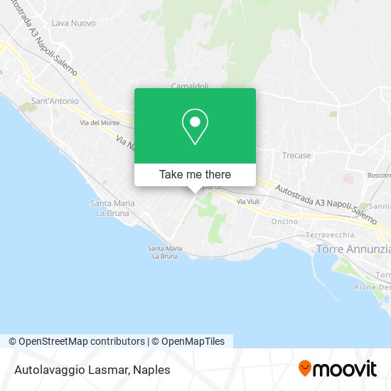 Autolavaggio Lasmar map