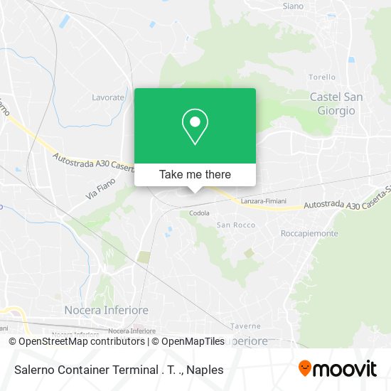 Salerno Container Terminal . T. . map