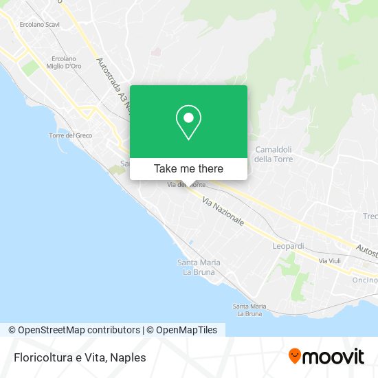 Floricoltura e Vita map