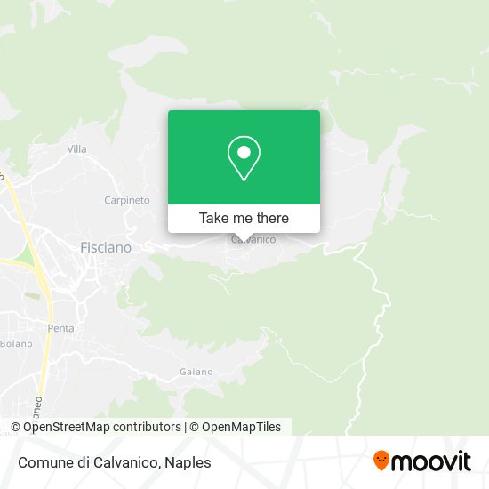 Comune di Calvanico map