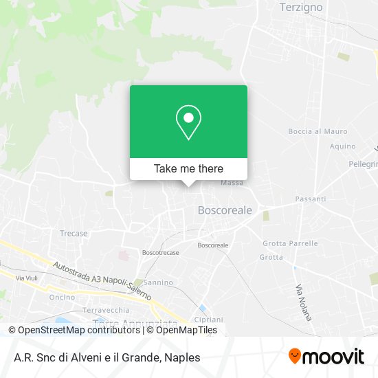 A.R. Snc di Alveni e il Grande map