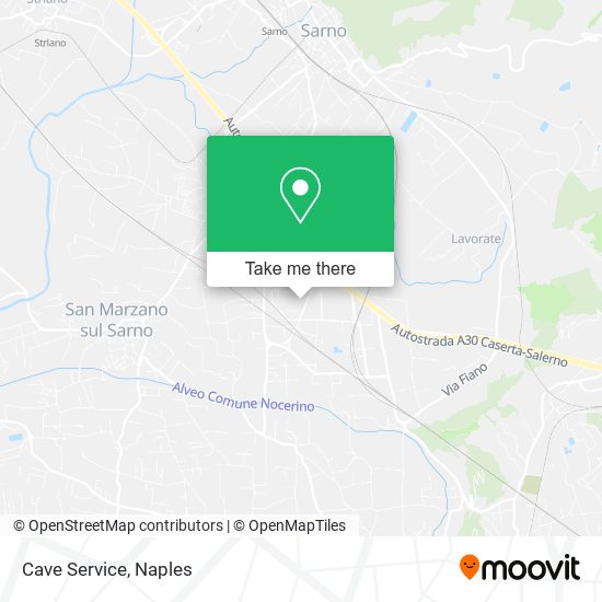 Cave Service map