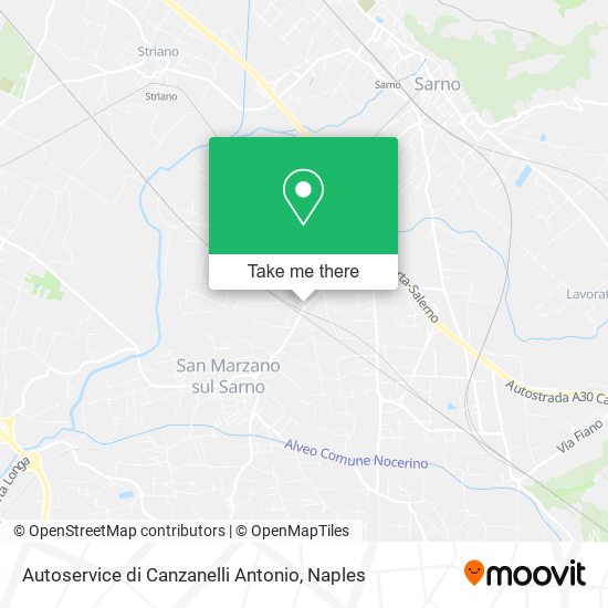 Autoservice di Canzanelli Antonio map