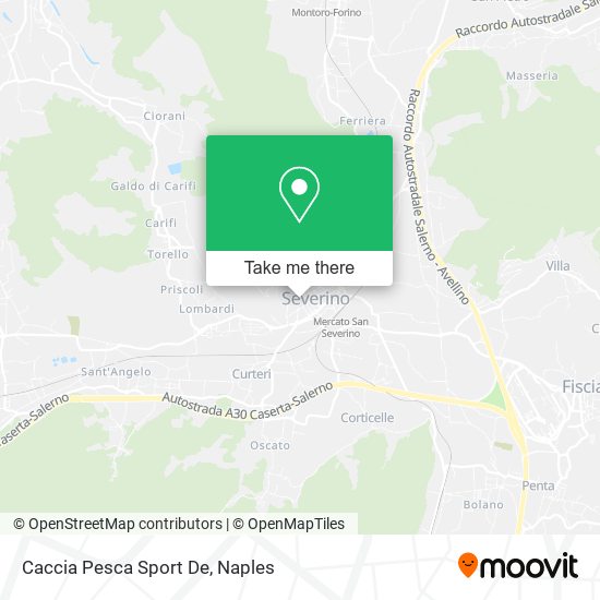 Caccia Pesca Sport De map