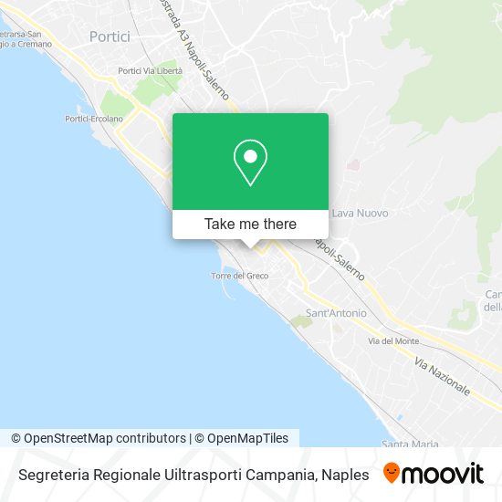 Segreteria Regionale Uiltrasporti Campania map