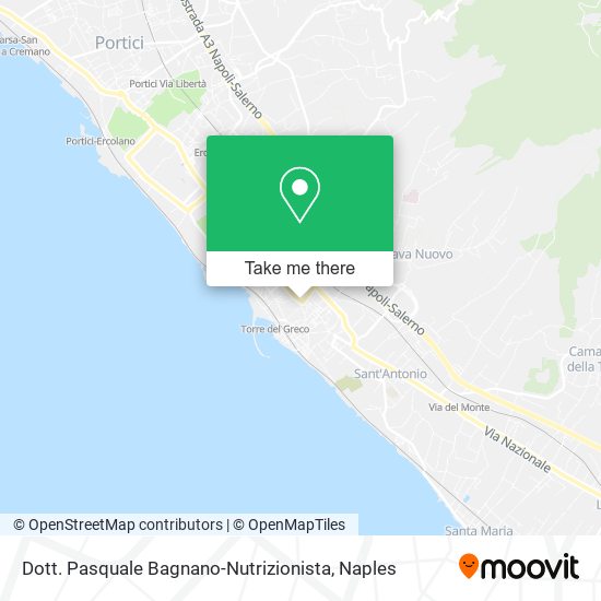 Dott. Pasquale Bagnano-Nutrizionista map