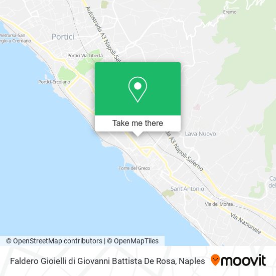 Faldero Gioielli di Giovanni Battista De Rosa map