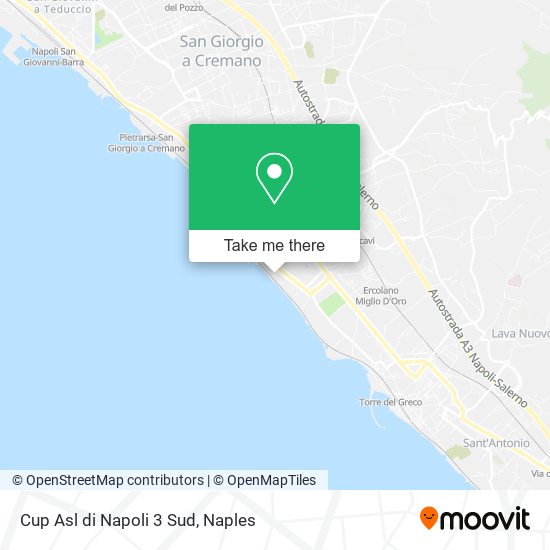 Cup Asl di Napoli 3 Sud map