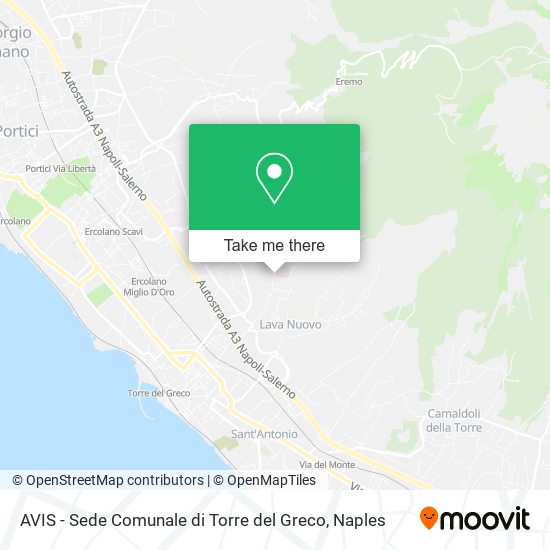 AVIS - Sede Comunale di Torre del Greco map