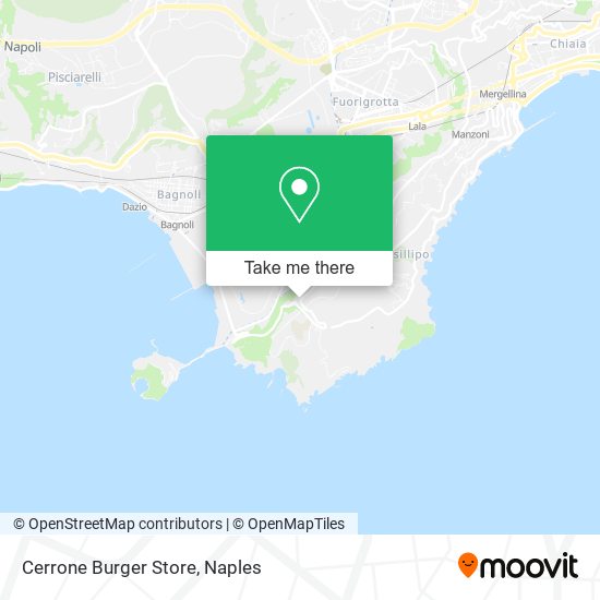 Cerrone Burger Store map