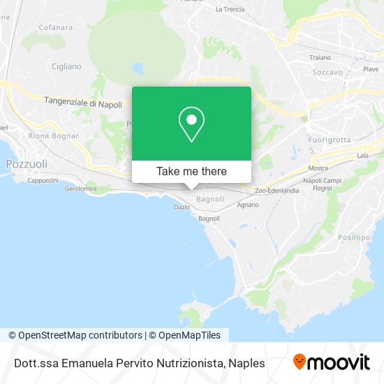 Dott.ssa Emanuela Pervito Nutrizionista map