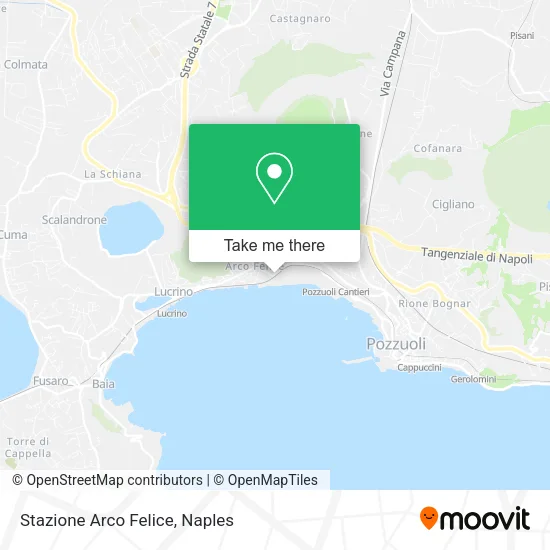 Stazione Arco Felice map