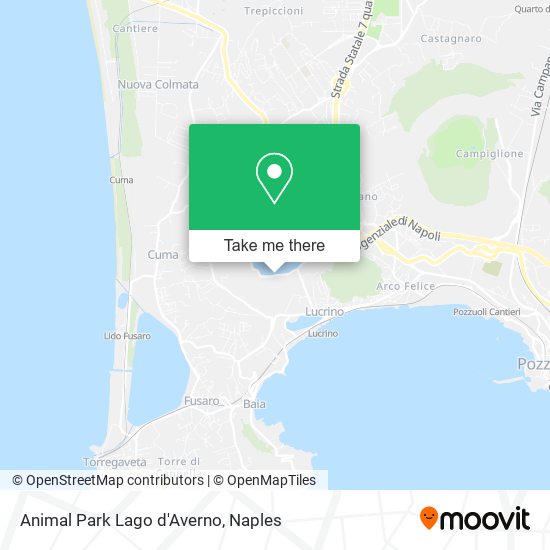 Animal Park Lago d'Averno map