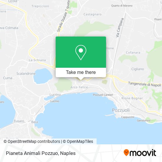Pianeta Animali Pozzuo map