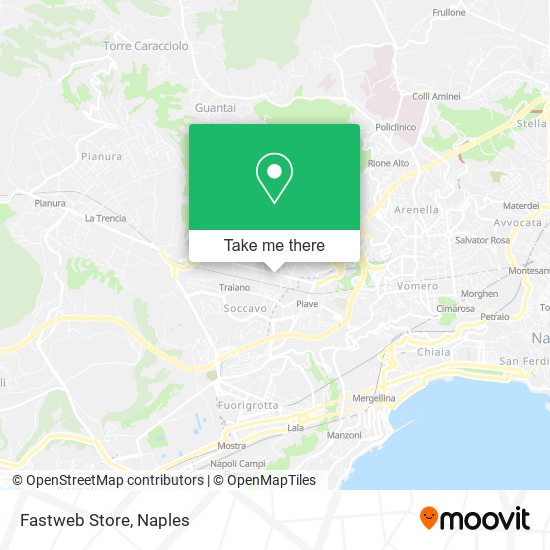 Fastweb Store map