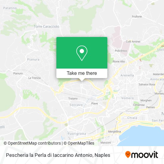 Pescheria la Perla di Iaccarino Antonio map