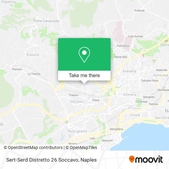 Sert-Serd Distretto 26 Soccavo map