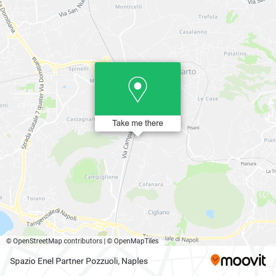 Spazio Enel Partner Pozzuoli map