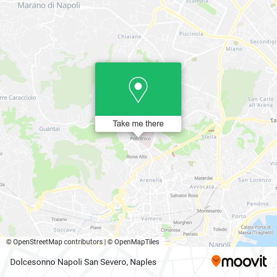 Dolcesonno Napoli San Severo map