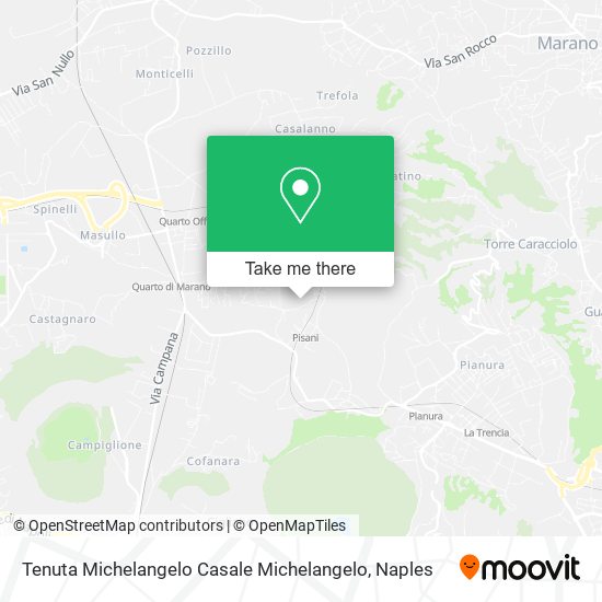 Tenuta Michelangelo Casale Michelangelo map