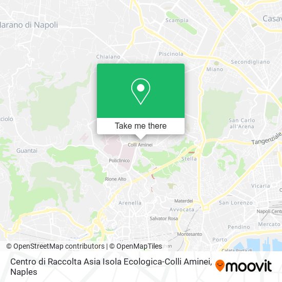 Centro di Raccolta Asia Isola Ecologica-Colli Aminei map