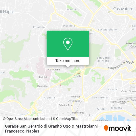 Garage San Gerardo di Granito Ugo & Mastroianni Francesco map