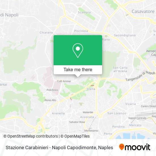 Stazione Carabinieri - Napoli Capodimonte map