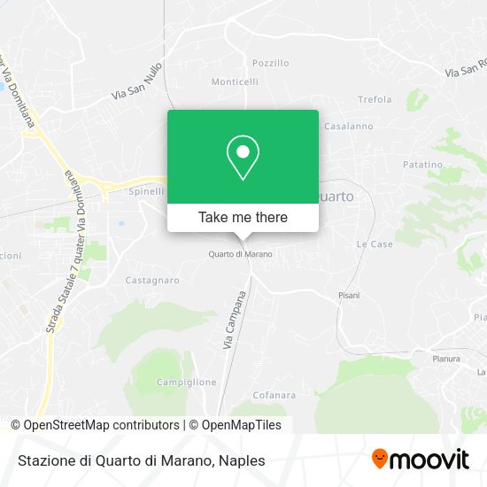 Stazione di Quarto di Marano map