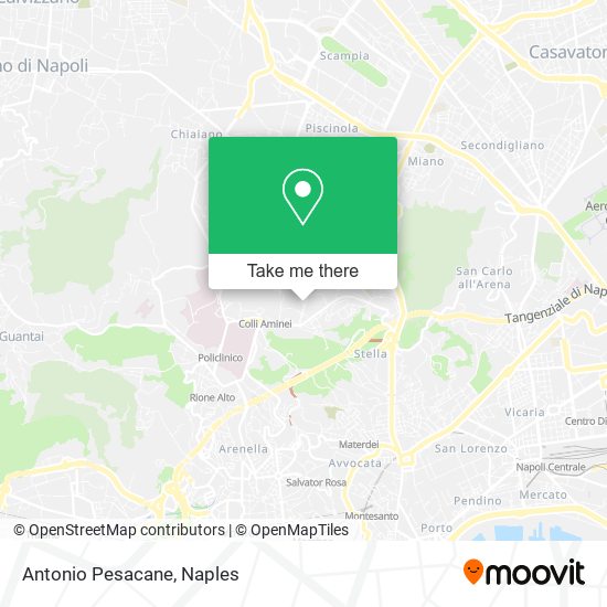 Antonio Pesacane map