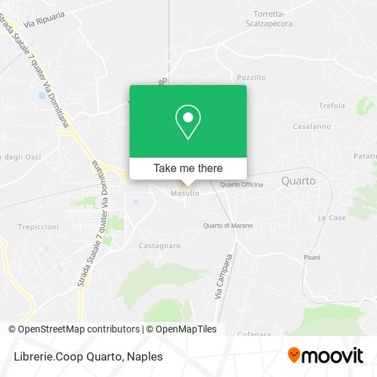 Librerie.Coop Quarto map
