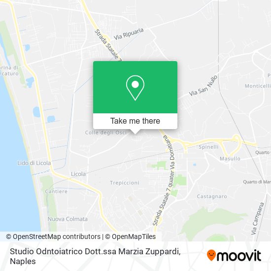 Studio Odntoiatrico Dott.ssa Marzia Zuppardi map